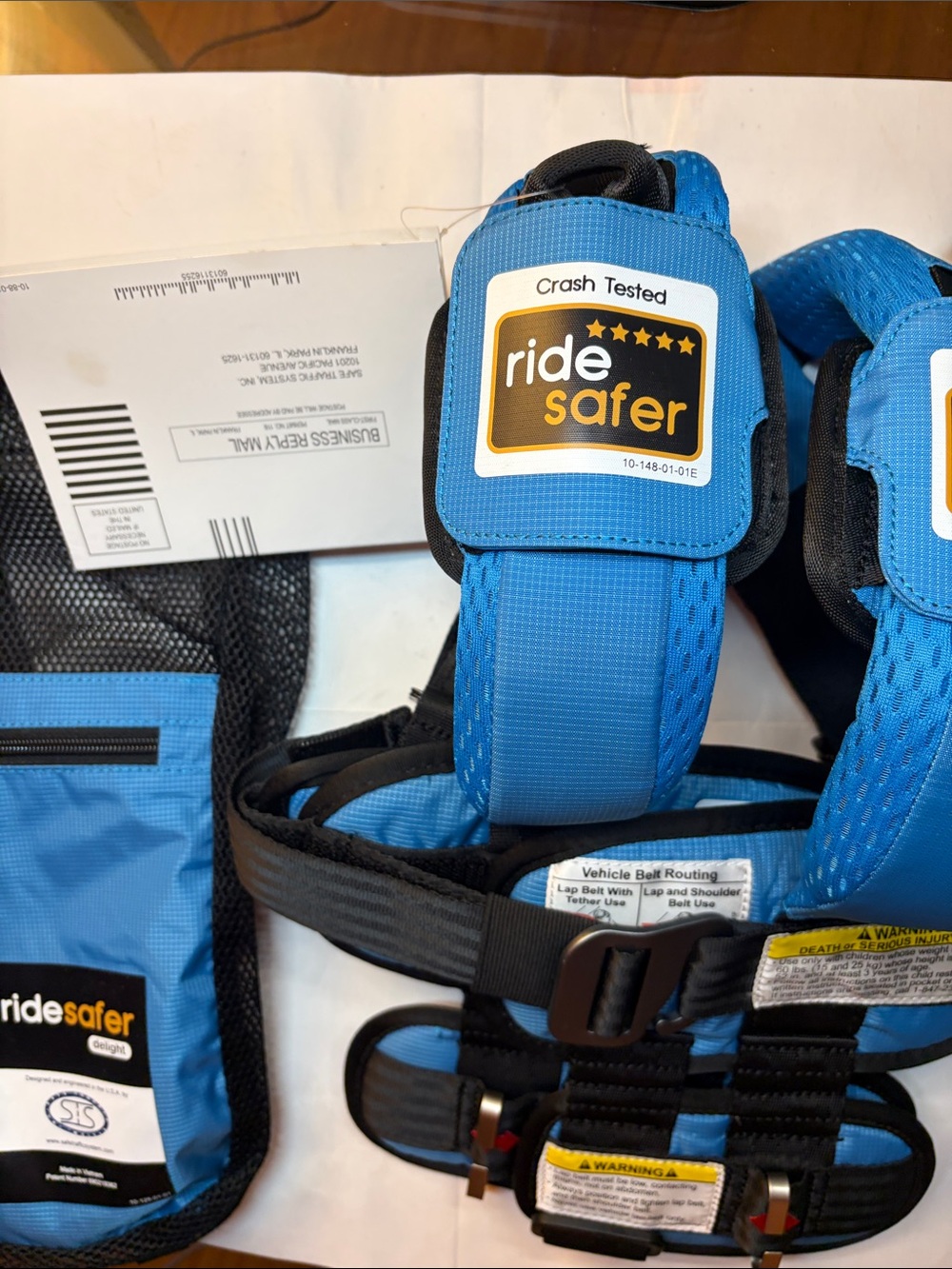 RideSafer Gen 5 - Small Lightweight, Compact, Portable Car Seat - Perfect - Picture 3 of 11